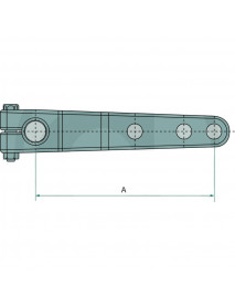 A.D.R Brzdová páka 180 mm